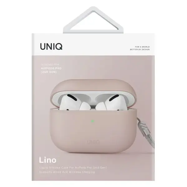 UNIQ LINO AIRPODS PRO CASE 2ND GEN. | PINK